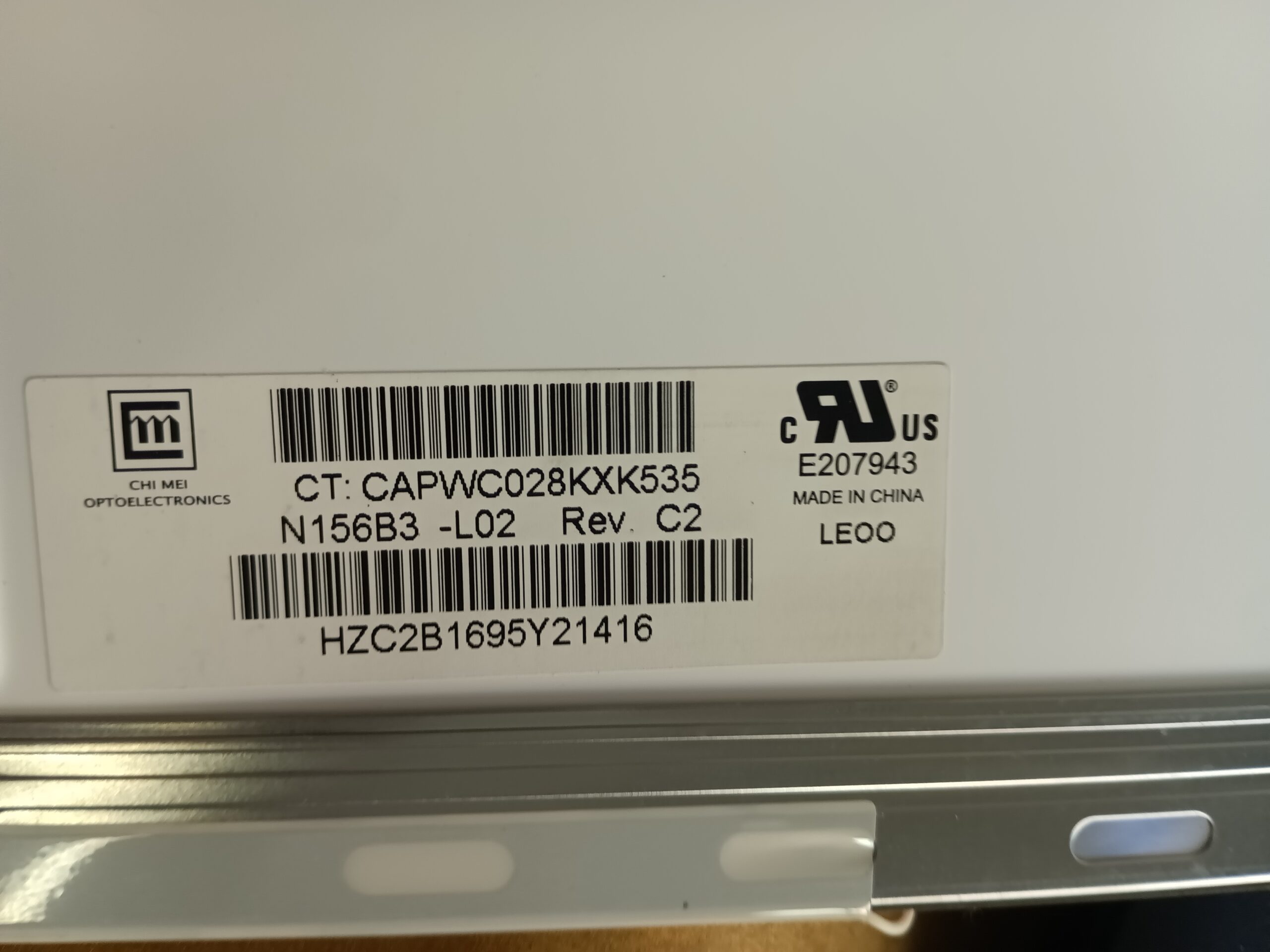 LCD 15,6 inverter notebook N156B3-L02 Rev.C1 schermo display (Sped.24H) - immagine 3