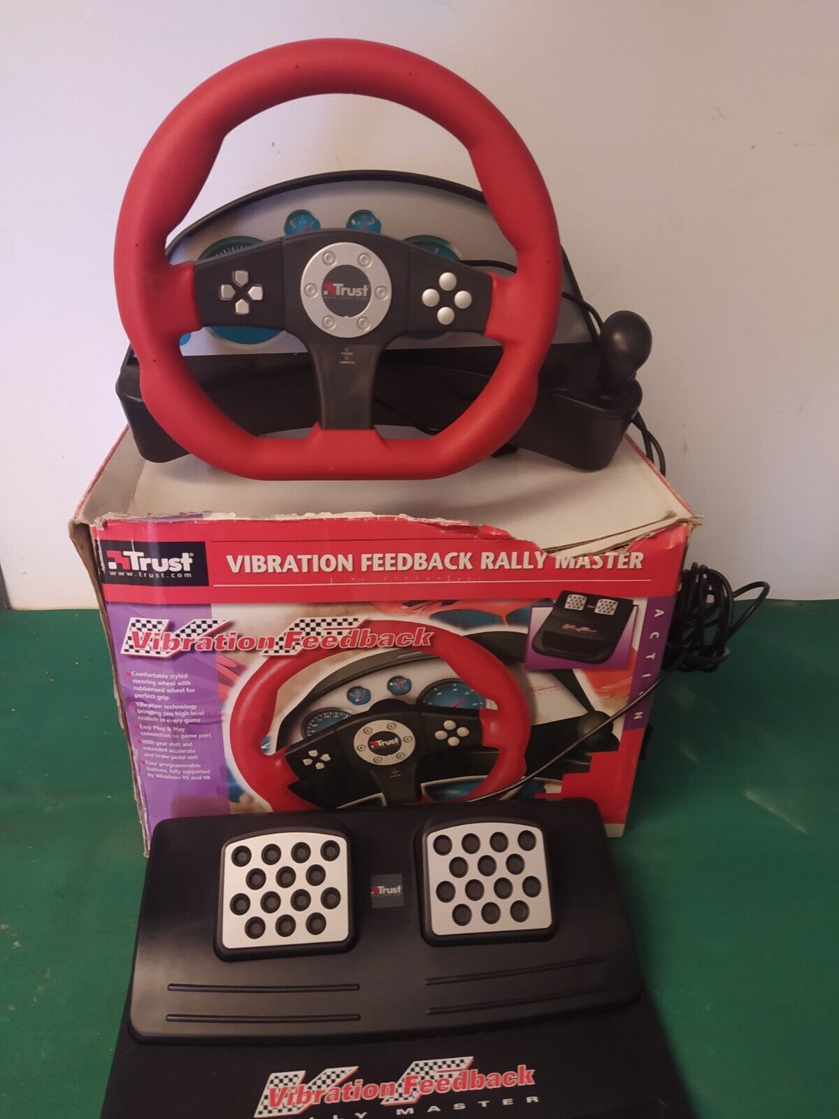 Volante da corsa Vintage Trust steering wheel Vibration Feedback rally master